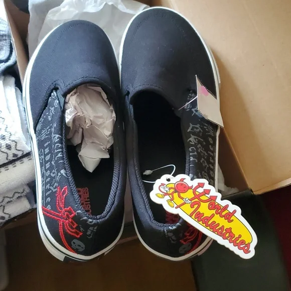 Kids Black Sneakers - Picture 2 of 4